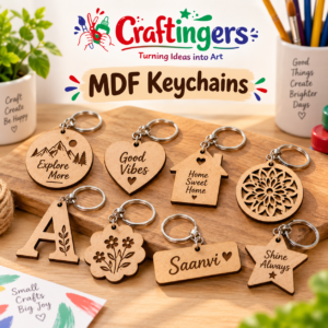 MDF Keychains